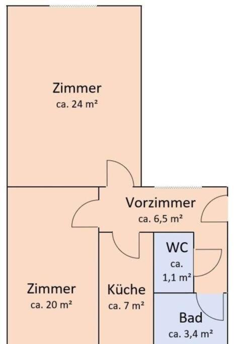 Modern And Light 2-room Appartamento Vienna